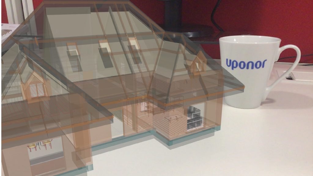  Augmented Reality Model: Architecture, Furniture, Structure, and UPONOR Facilities