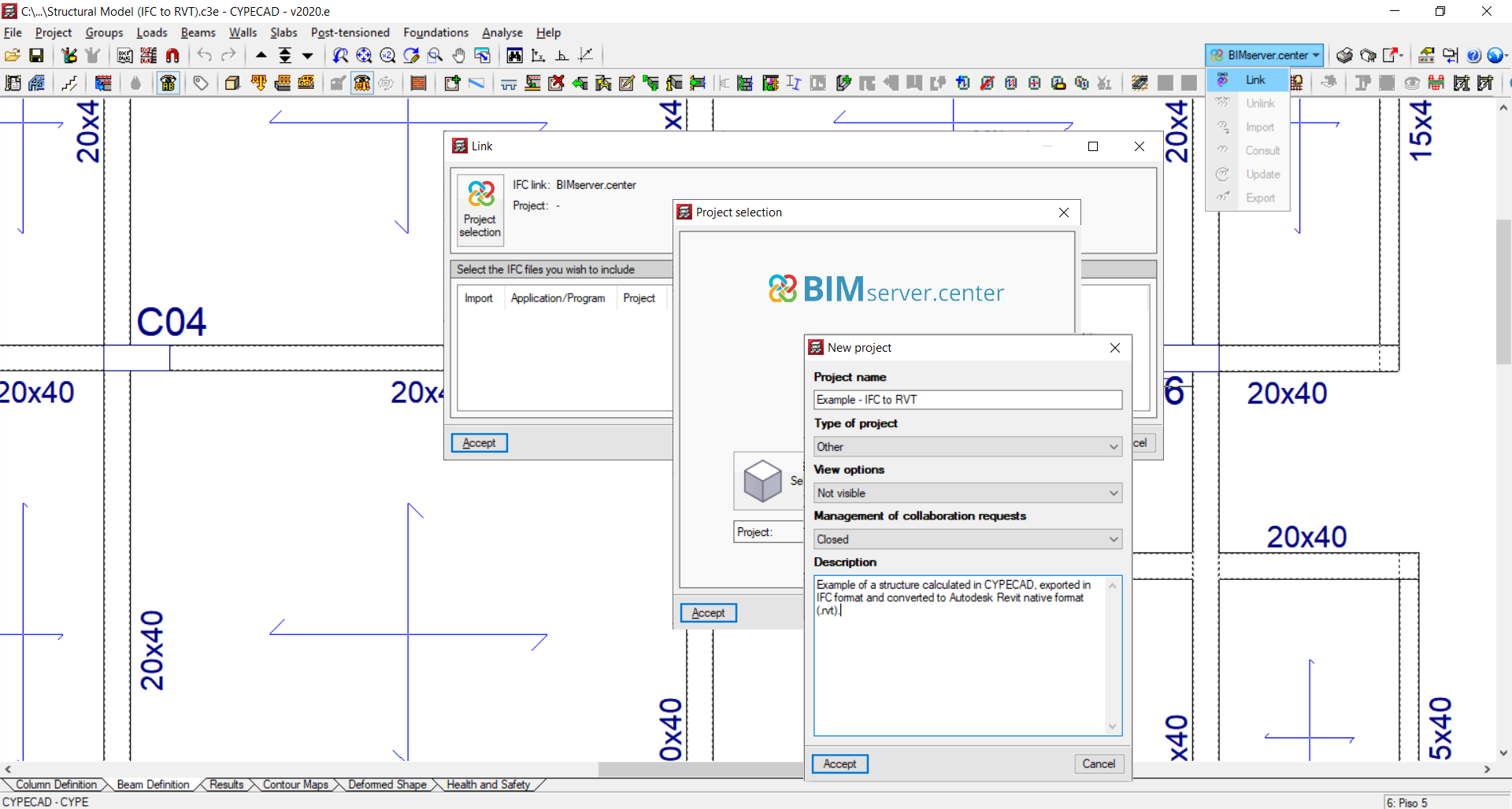 Step By Step How To Convert Cypecad Ifc S Into Revit Native