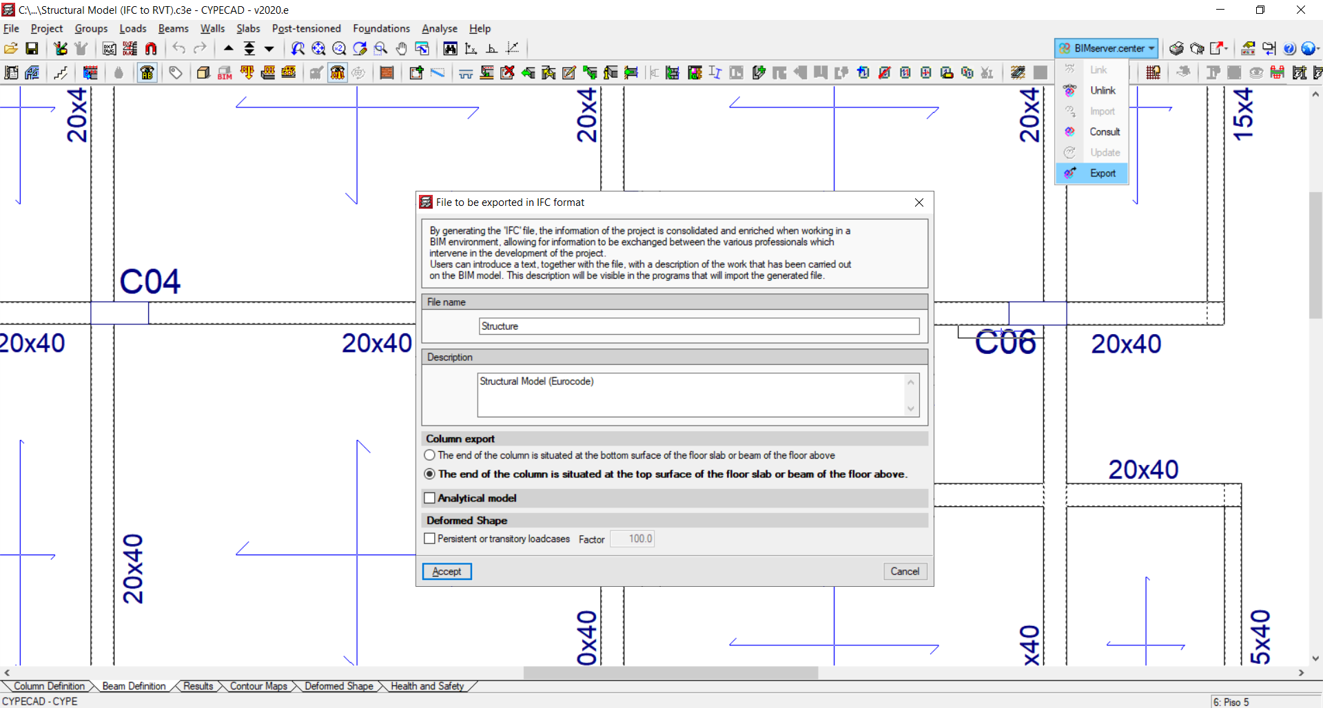 Step By Step How To Convert Cypecad Ifc S Into Revit Native